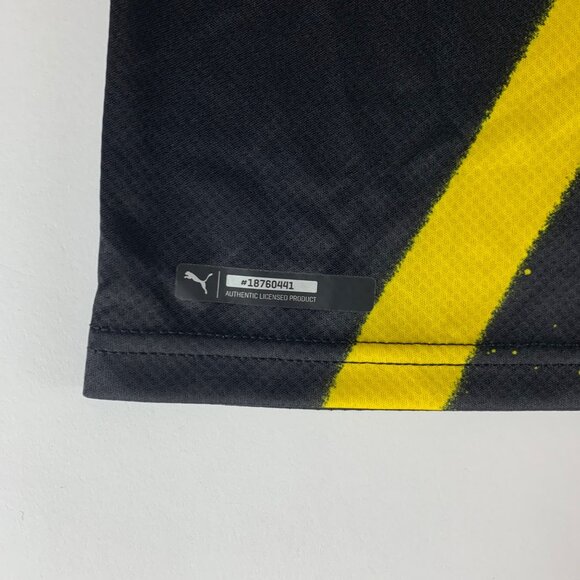 Borussia Dortmund BVB Black Puma Soccer Jersey Mens Large - Picture 4 of 9